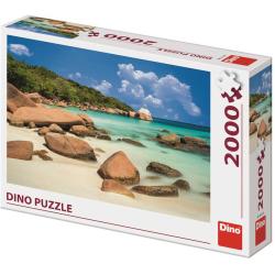 DINO Puzzle 2000 dílků Pláž foto 97x69cm skládačka