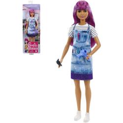 MATTEL BRB Kadeřnice herní set panenka Barbie s doplňky