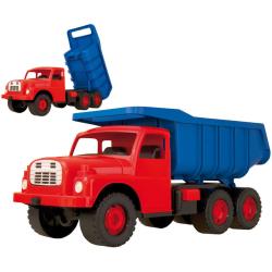 DINO Tatra T148 klasické nákladní auto na písek 73cm modročervené sklápěcí korba