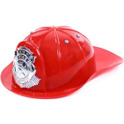 Helma hasičská dětská přilba na hlavu s odznakem malý hasič plast