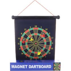 Hra Šipky set magnetický rolovací terč závěsný se 4 šipkami na magnet
