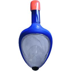 ACRA Celoobličejová potápěčská maska se šnorchlem vel. L modrá