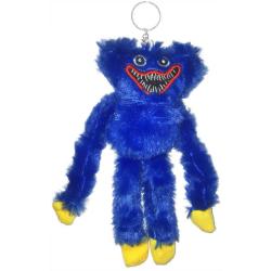 PLYŠ Klíčenka Huggy Wuggy 18cm modrá příšerka přívěsek na klíče