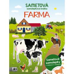 JIRI MODELS Sametová samolepková knížka Farma