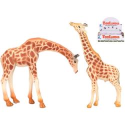 Zvířata žirafa 13-18cm plastové figurky zvířátka 2 druhy