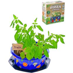 Zahradnická sada Vypěstuj si bylinky Pizza set s květináčem a semínky