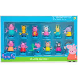 ADC Razítko figurka 6-8cm prasátko Peppa Pig set 12ks v krabici
