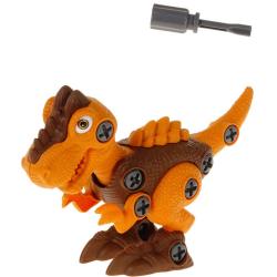 Dinosaurus kloubové montážní zvířátko šroubovací set s nástrojem v sáčku plast