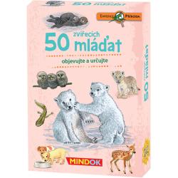 MINDOK HRA kvízová Expedice Příroda: 50 zvířecích mláďat naučná