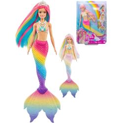 MATTEL BRB Dreamtopia Panenka Barbie mořská panna duhová mění barvu
