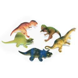 Zvířata dinosauři 9-12cm plastové figurky zvířátka set 5ks v sáčku