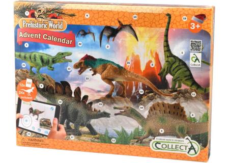 MAC TOYS Kalendář adventní dinosauři 24 zvířátek s doplňky