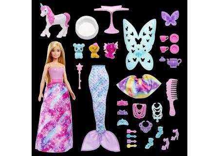 MATTEL BRB Adventní kalendář pohádkový 2023 s panenkou Barbie