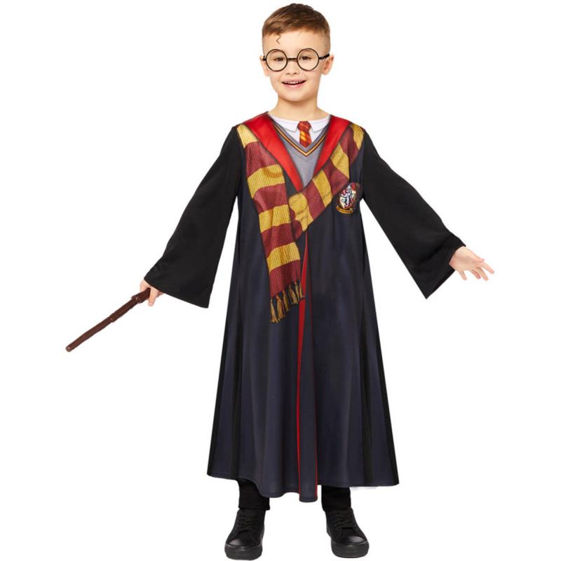 KARNEVAL Šaty Harry Potter DLX vel. L (128-140cm) 8-10 let KOSTÝM