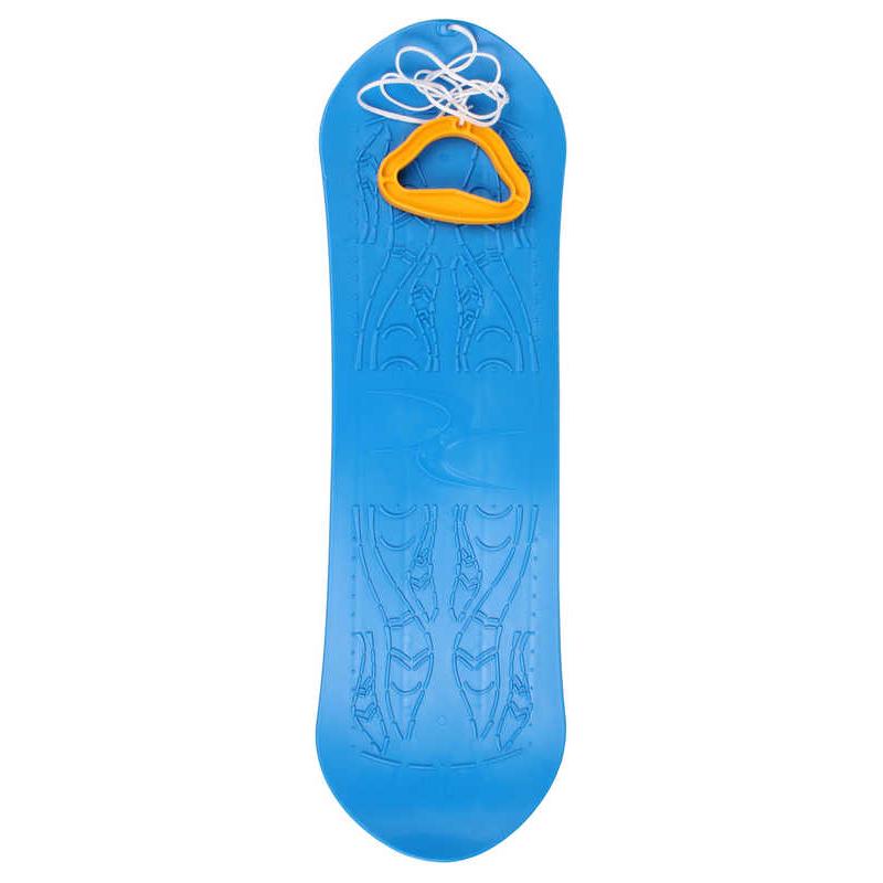 PLASTKON Kluzka dětský snowboard prkno na sníh bez vázání Modré
