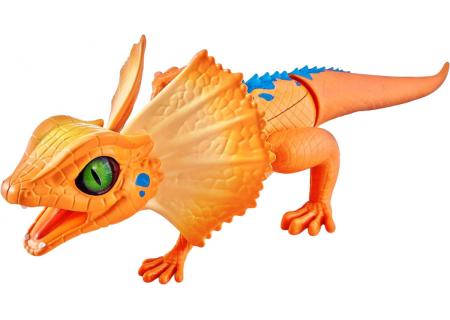 ZURU Robo Alive ještěrka oranžová na baterie reaguje na dotek Světlo Zvuk