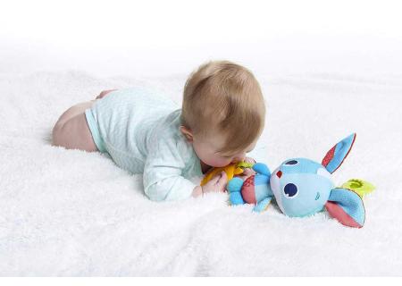 TINY LOVE Baby králíček Thomas vibrující chrastící s kousátkem pro miminko