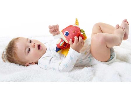 TINY LOVE Baby lišák Christopher textilní závěsný vibrující s kousátkem pro miminko
