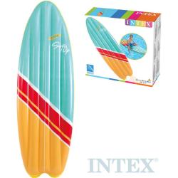 INTEX Surf nafukovací dětské lehátko 178x69cm na vodu plast 58152
