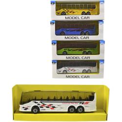 Autobus turistický zájezdový 4 barvy v krabičce