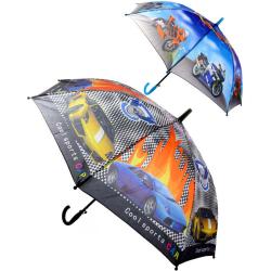 Deštník dětský klučičí Auta / Motorky vystřelovací různé druhy