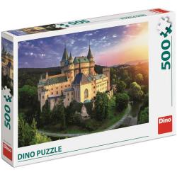 DINO Puzzle Zámek Bojnice foto 500 dílků 47x33cm skládačka v krabici